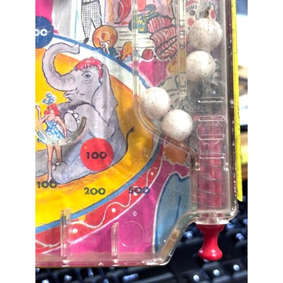 Vintage The Circus Game Pinball Toy By Wolverine Toy Co. USA - Picture 3 of 8